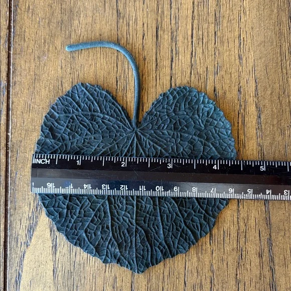 Set of 6 Vintage Rubber Leaf Shaped Coasters John P Gleason Los Angeles 1950's - Picture 4 of 7